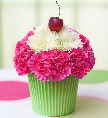 Flower Cupcake (3 color options)